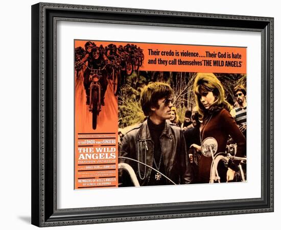 The Wild Angels, Peter Fonda, Nancy Sinatra, 1966-null-Framed Art Print