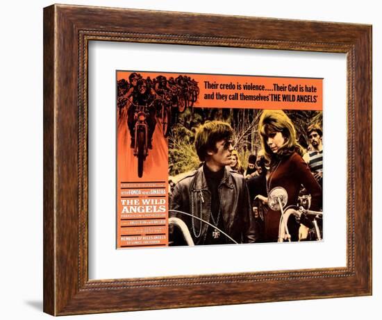 The Wild Angels, Peter Fonda, Nancy Sinatra, 1966-null-Framed Premium Giclee Print