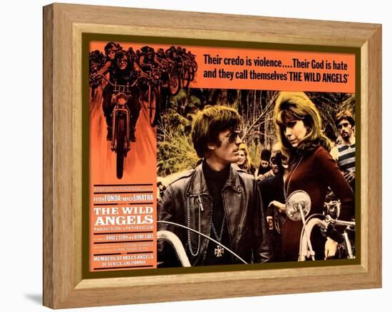 The Wild Angels, Peter Fonda, Nancy Sinatra, 1966-null-Framed Stretched Canvas