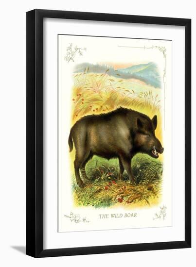 The Wild Boar-null-Framed Art Print