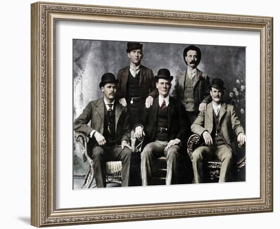The Wild Bunch, American outlaw gang, 1901 (1954)-Unknown-Framed Photographic Print