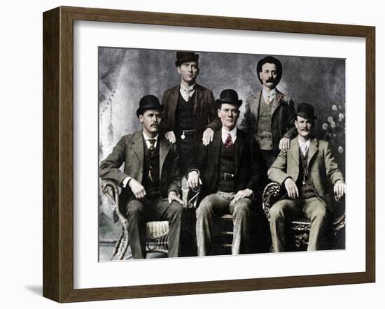 The Wild Bunch, American outlaw gang, 1901 (1954)-Unknown-Framed Photographic Print