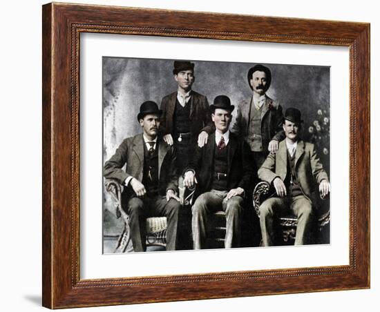 The Wild Bunch, American outlaw gang, 1901 (1954)-Unknown-Framed Photographic Print