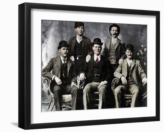 The Wild Bunch, American outlaw gang, 1901 (1954)-Unknown-Framed Photographic Print