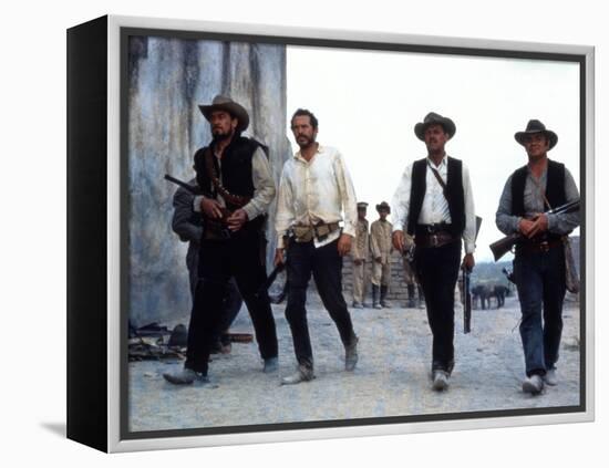 The Wild Bunch, Ben Johnson, Warren Oates, William Holden, Ernest Borgnine, 1969-null-Framed Stretched Canvas