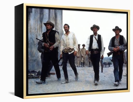 The Wild Bunch, Ben Johnson, Warren Oates, William Holden, Ernest Borgnine, 1969-null-Framed Stretched Canvas