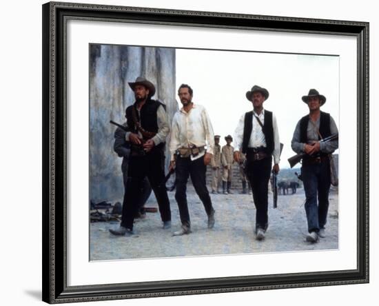 The Wild Bunch, Ben Johnson, Warren Oates, William Holden, Ernest Borgnine, 1969--Framed Photo