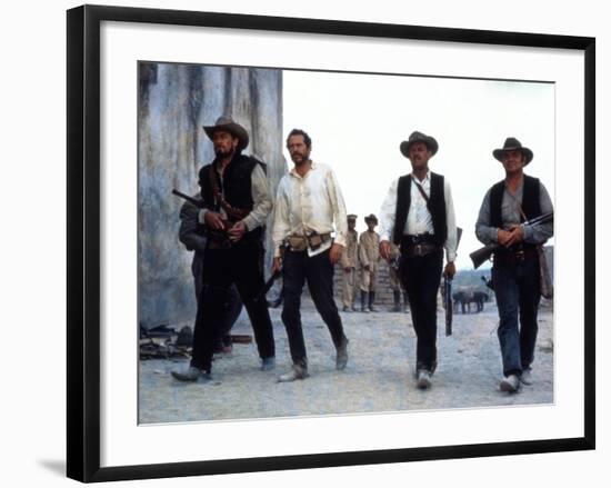 The Wild Bunch, Ben Johnson, Warren Oates, William Holden, Ernest Borgnine, 1969--Framed Photo