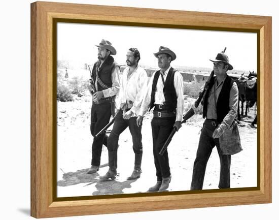 The Wild Bunch, Ben Johnson, Warren Oates, William Holden, Ernest Borgnine, 1969-null-Framed Stretched Canvas