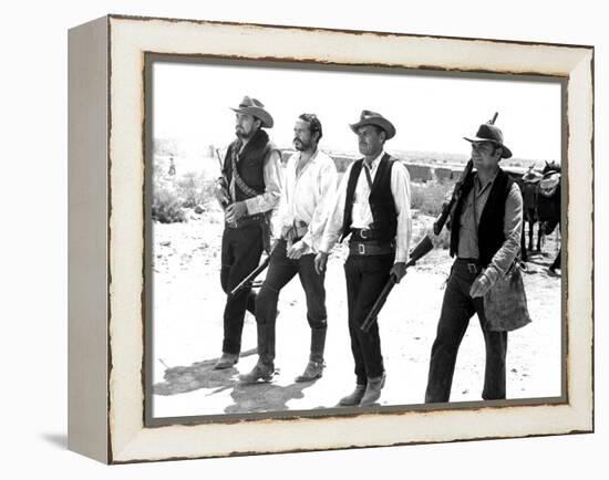The Wild Bunch, Ben Johnson, Warren Oates, William Holden, Ernest Borgnine, 1969-null-Framed Stretched Canvas