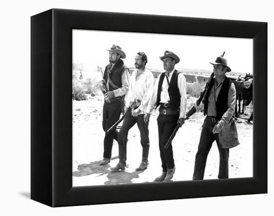 The Wild Bunch, Ben Johnson, Warren Oates, William Holden, Ernest Borgnine, 1969-null-Framed Stretched Canvas