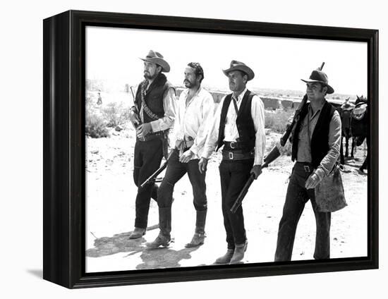 The Wild Bunch, Ben Johnson, Warren Oates, William Holden, Ernest Borgnine, 1969-null-Framed Stretched Canvas