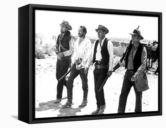 The Wild Bunch, Ben Johnson, Warren Oates, William Holden, Ernest Borgnine, 1969-null-Framed Stretched Canvas