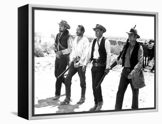 The Wild Bunch, Ben Johnson, Warren Oates, William Holden, Ernest Borgnine, 1969-null-Framed Stretched Canvas