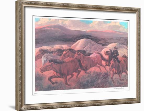The Wild Horse Runners-Rockwell Smith-Framed Collectable Print