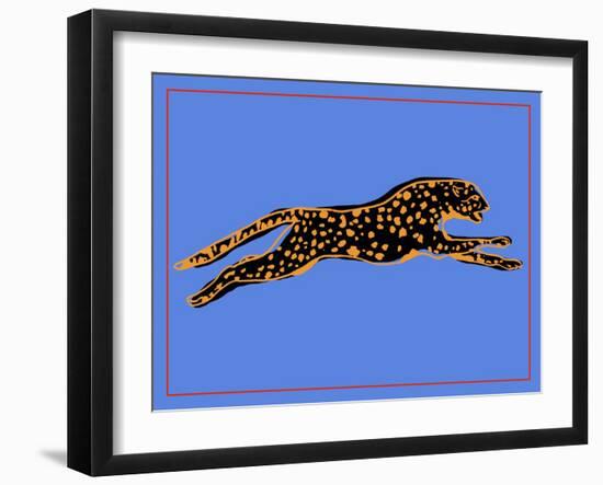 The Wild Leopard II-Melissa Wang-Framed Art Print