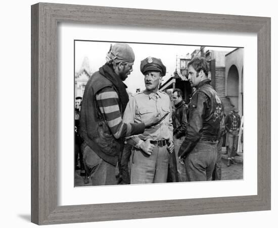 The Wild One, Lee Marvin, Robert Keith, Marlon Brando, 1954-null-Framed Photo