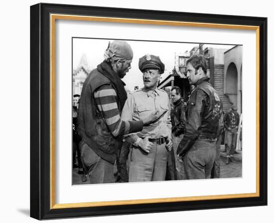 The Wild One, Lee Marvin, Robert Keith, Marlon Brando, 1954-null-Framed Photo