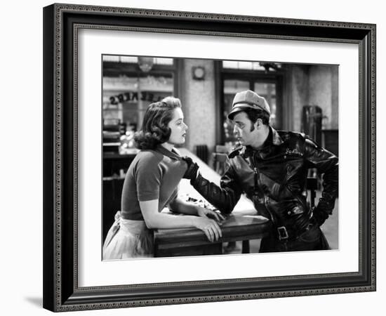 The Wild One, Mary Murphy, Marlon Brando, 1954-null-Framed Photo