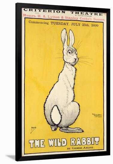 The Wild Rabbit Poster, 1899-J. Hissin-Framed Giclee Print