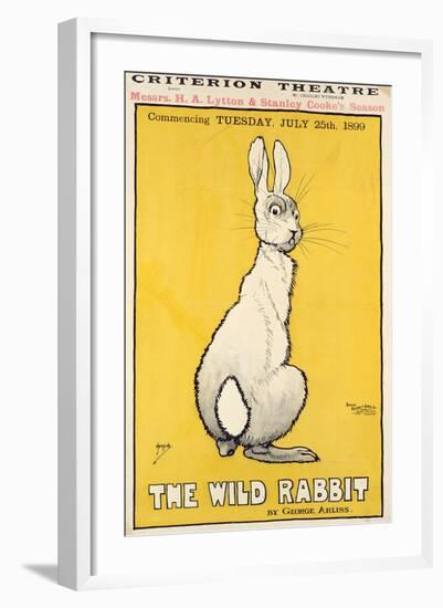 The Wild Rabbit Poster, 1899-J. Hissin-Framed Giclee Print