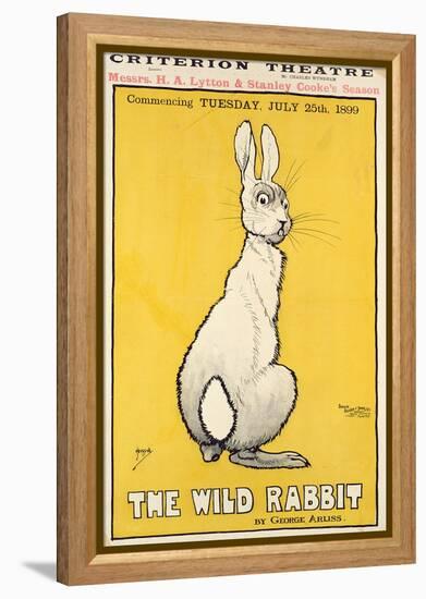 The Wild Rabbit Poster, 1899-J. Hissin-Framed Premier Image Canvas