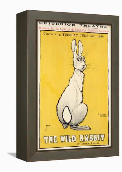 The Wild Rabbit Poster, 1899-J. Hissin-Framed Premier Image Canvas