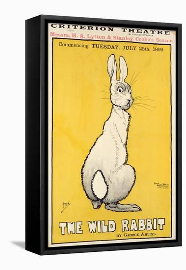 The Wild Rabbit Poster, 1899-J. Hissin-Framed Premier Image Canvas