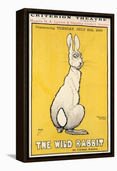 The Wild Rabbit Poster, 1899-J. Hissin-Framed Premier Image Canvas