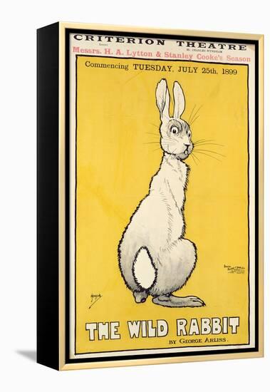 The Wild Rabbit Poster, 1899-J. Hissin-Framed Premier Image Canvas