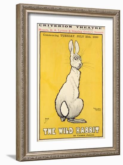 The Wild Rabbit Poster, 1899-J. Hissin-Framed Giclee Print