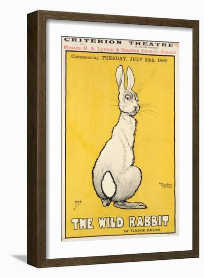 The Wild Rabbit Poster, 1899-J. Hissin-Framed Giclee Print