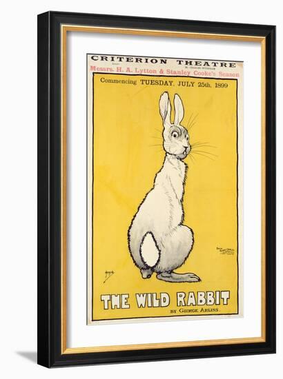The Wild Rabbit Poster, 1899-J. Hissin-Framed Giclee Print