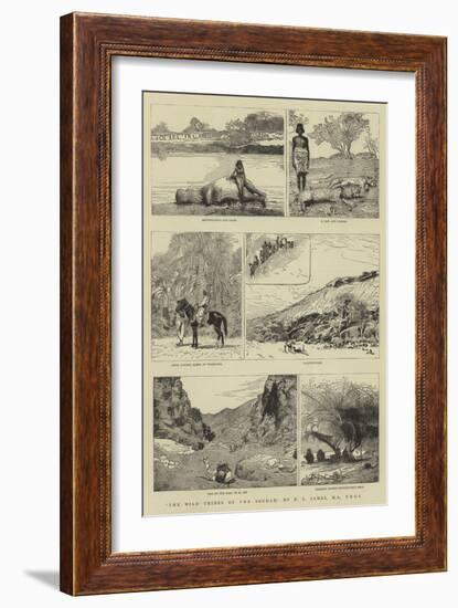 The Wild Tribes of the Soudan-null-Framed Giclee Print