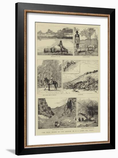 The Wild Tribes of the Soudan-null-Framed Giclee Print