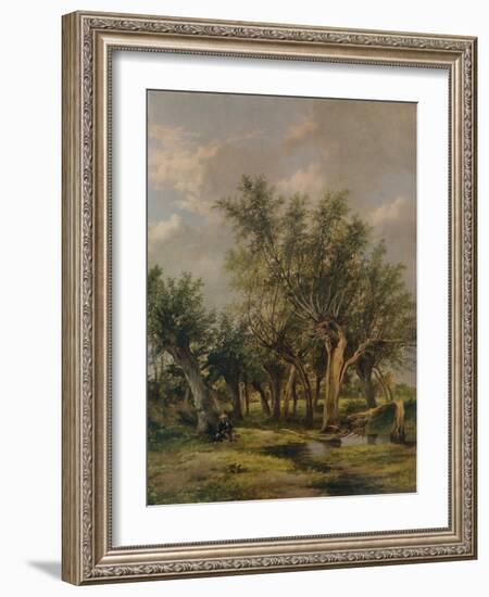 The Willow Stream, c1839-James Stark-Framed Giclee Print