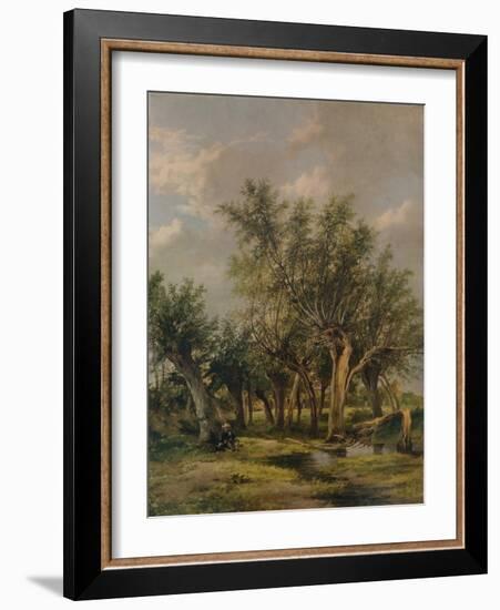 The Willow Stream, c1839-James Stark-Framed Giclee Print