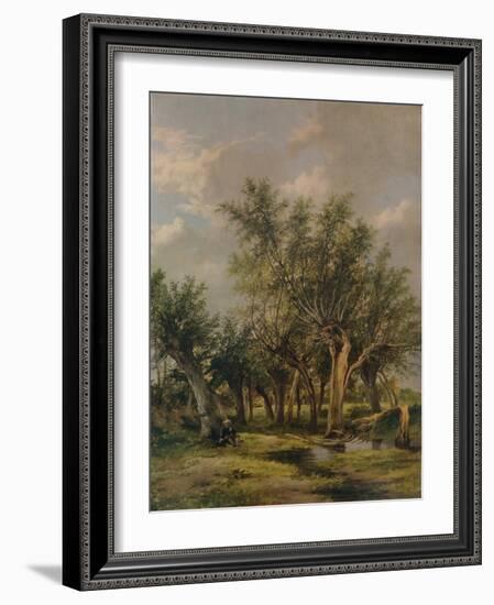 The Willow Stream, c1839-James Stark-Framed Giclee Print