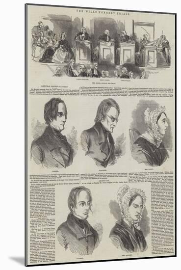 The Wills Forgery Trials-null-Mounted Giclee Print