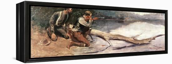 The Winchester-Frederic Sackrider Remington-Framed Premier Image Canvas