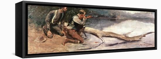 The Winchester-Frederic Sackrider Remington-Framed Premier Image Canvas