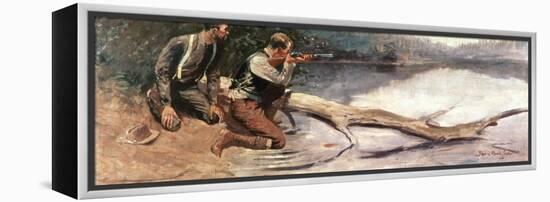 The Winchester-Frederic Sackrider Remington-Framed Premier Image Canvas