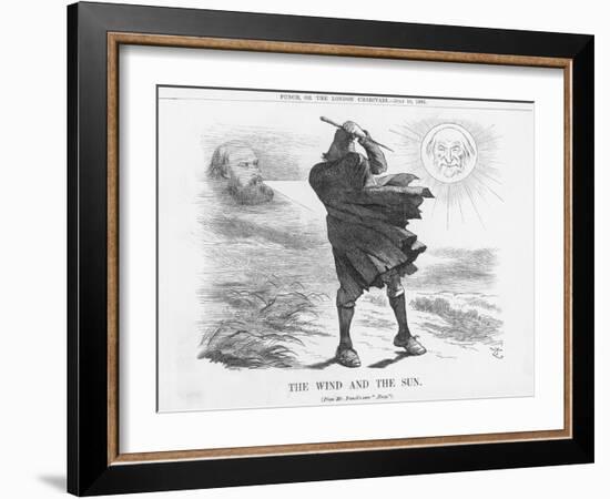 The Wind and the Sun, 1886-Joseph Swain-Framed Giclee Print