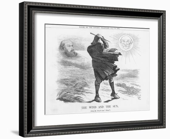 The Wind and the Sun, 1886-Joseph Swain-Framed Giclee Print