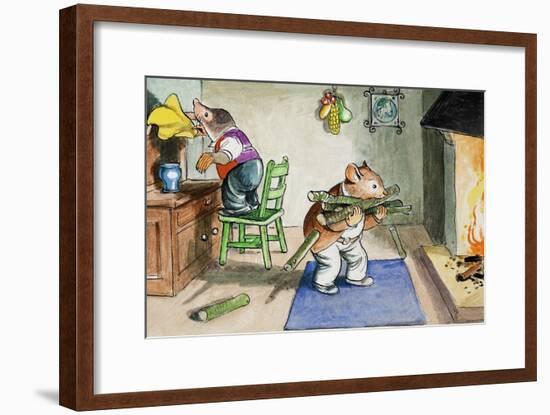 The Wind in the Willows-Philip Mendoza-Framed Giclee Print