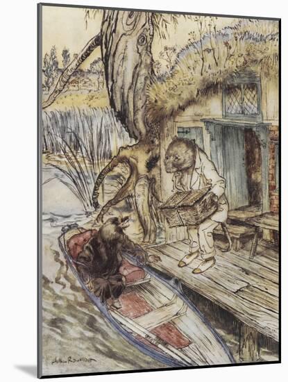 The Wind in the Willows-Arthur Rackham-Mounted Giclee Print