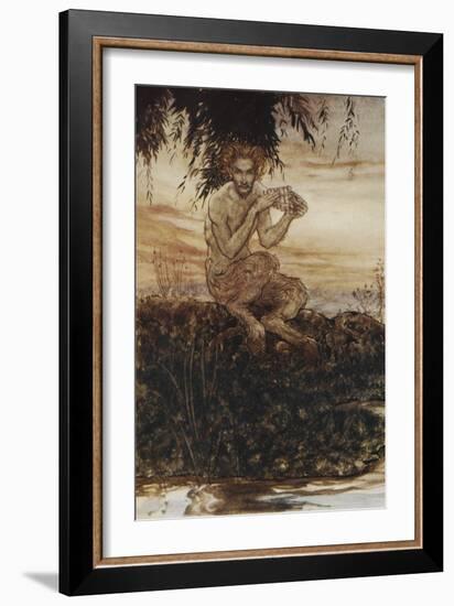 The Wind in the Willows-Arthur Rackham-Framed Giclee Print