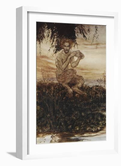 The Wind in the Willows-Arthur Rackham-Framed Giclee Print