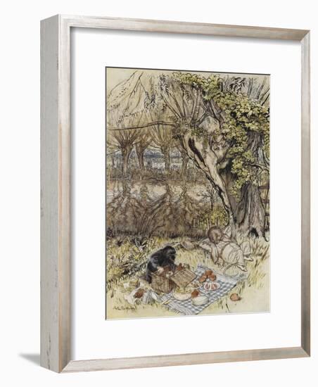 The Wind in the Willows-Arthur Rackham-Framed Giclee Print