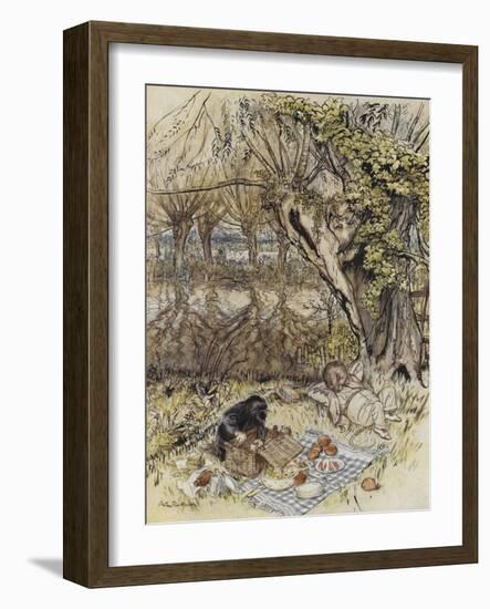 The Wind in the Willows-Arthur Rackham-Framed Giclee Print